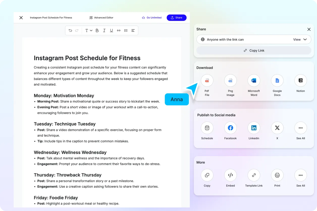 Free AI Instagram Post Schedule Generator, Free AI Instagram Post Schedule Maker Online